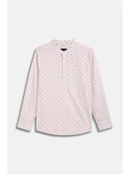 Allen Solly - Boys White Printed Casual Shirt