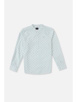 Allen Solly - Boys White Printed Casual Shirt