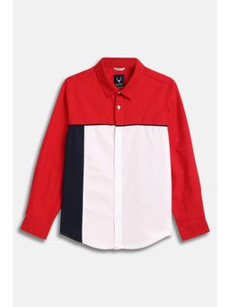 Allen Solly - Boys Multi-Color Patterned Casual Shirt