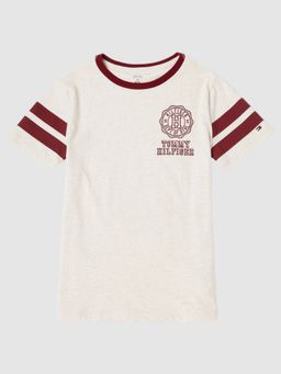 Tommy Hilfiger - Boys Logo Regular Fit Cotton T-Shirt