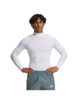 Under Armour - Men's Coldgear Armour Compression Long Sleeve T-Shirt - White