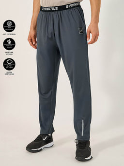 Styli - Grey Solid Slim Fit Track Pant