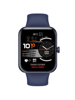 PA Maxima - Max Pro Samurai 1.85 Call Accept Smartwatch - Blue