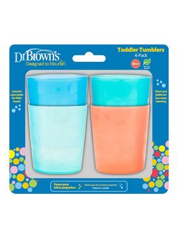 Dr. Brown's - Toddler Tumblers Weaning Accessory Multi-Color (Pack of 4)