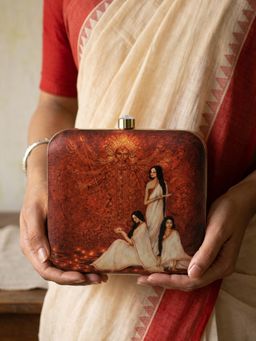 ARTKLIM - Divine Feminine Radiance Clutch Printed