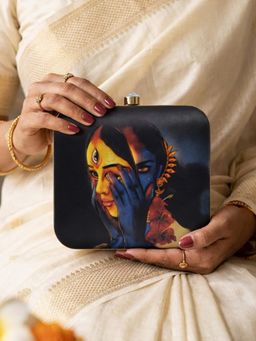 ARTKLIM - Duality Shakti Artistic Clutch Printed
