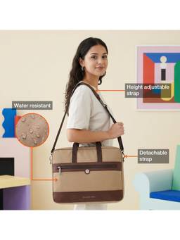 Nasher Miles - Lenox Briefcase And Messenger Bag Brown