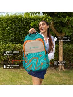 Nasher Miles - Physics Laptop Backpack Green
