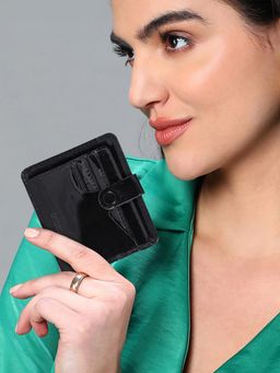 Sassora - Secure And Stylish Rafid Card Holder For Women Black (S)