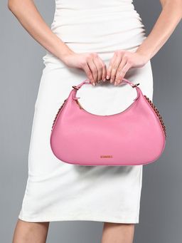 Sassora - Genuine Leather Stylish Party Hobo Shoulder Bag For Women (M)