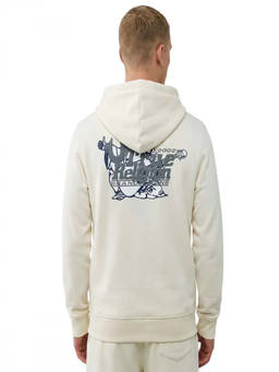 True Religion - Off White Zip Up Hoodie