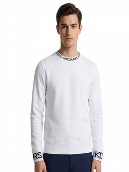 Michael Kors - White Logo Trim Sweatshirt (L)
