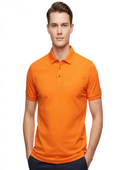 Cavalli Class - Orange Embroidered Logo Polo T-Shirt (2XL)