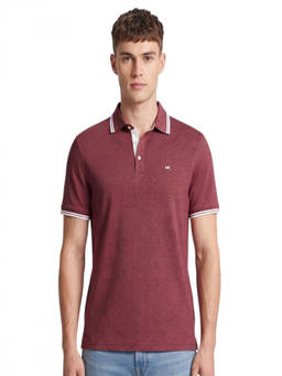Michael Kors - Maroon Shirt Collar Polo T-Shirt