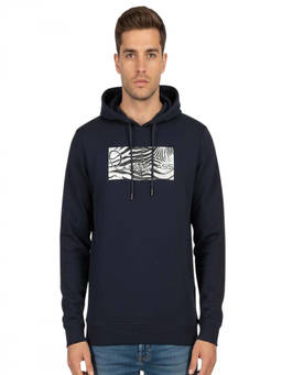 Cavalli Class - Navy Blue Graphic Logo Print Hoodie (3XL)