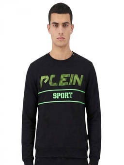 Plein Sport - Black Logo Print Sweatshirt