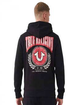 True Religion - Black Regular Logo Hoodie