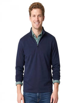 J.Crew - Navy Blue Solid Sweatshirt