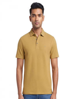 Michael Kors - Khaki Shirt Collar Polo T-Shirt