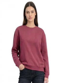 Cavalli Class - Maroon Embroidered Logo Sweatshirt