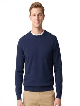 J.Crew - Navy Blue Solid Sweatshirt