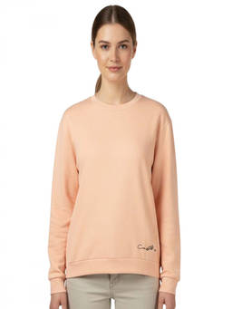 Cavalli Class - Peach Embroidered Logo Sweatshirt