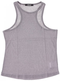La Rose - Grey Scoop Neck Tank Top