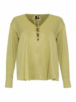 Pinko - Green V-Neck Top