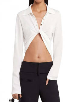 Courreges - White Solid Top