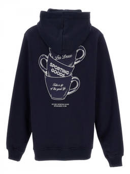 Les Deux - Blue Relaxed Hoodie (S)