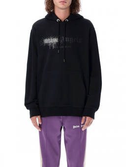 Palm Angels - Black Embellished Hoodie