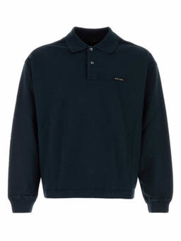 PRADA - Dark Navy Logo Polo T-Shirt (XL)