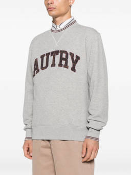 Autry - Grey Crewneck Logo Sweatshirt