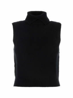 PRADA - Black Wool Vest (L)