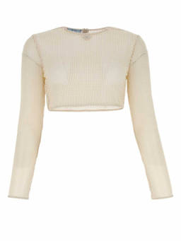 PRADA - Sand Beads Textured Top (M)