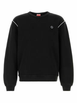 Kenzo - Black Crewneck Embroidered Logo Sweatshirt