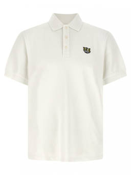 Kenzo - White Embroidery Patch Polo T-Shirt