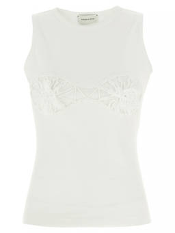 Magda Butrym - White Ribbed Top
