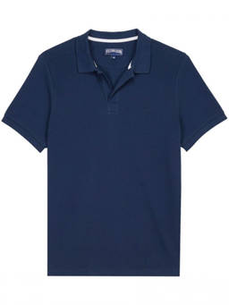 Vilebrequin - Blue Solid Cotton Polo T-Shirt