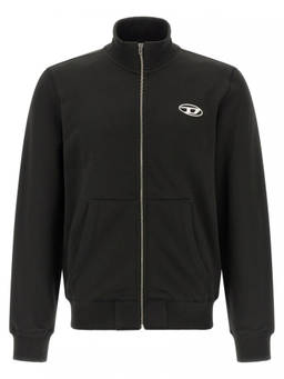 Diesel - Black Zip-Up Sweatshirt