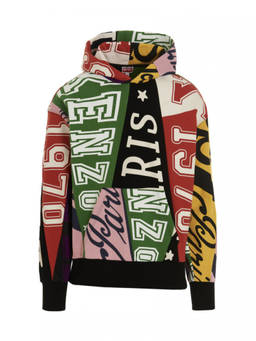 Kenzo - Multicolour Printed Hood Sweatshirt (S)