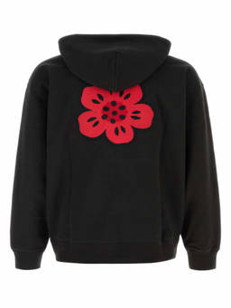 Kenzo - Black Long Sleeves Logo Hoodie (L)