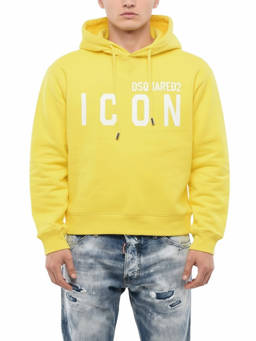 Dsquared2 - Yellow Graphic Logo Hoodie