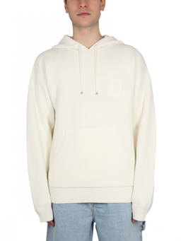 Drole De Monsieur - Off White Relaxed Hoodie (M)