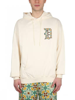 Drole De Monsieur - Light Beige Logo Hoodie (S)
