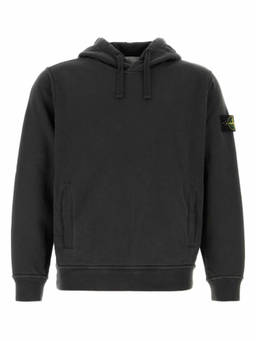Stone Island - Dark Grey Regular Solid Hoodie