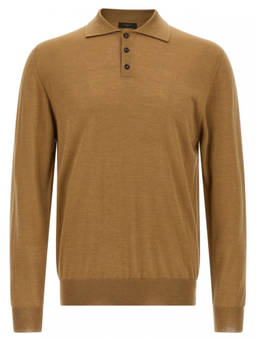 Zanone - Beige Solid Polo T-Shirt