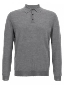 Zanone - Grey Solid Polo T-Shirt