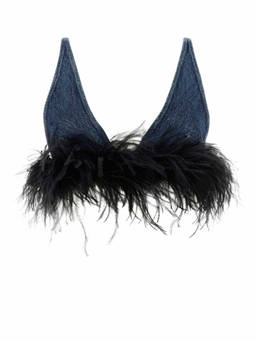 Miu Miu - Denim Crop Top (XS)