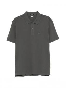 C.P. Company - Dark Grey Logo Polo T-Shirt (S)